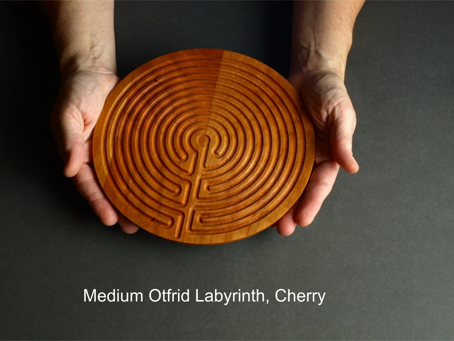 7-Circuit Chartres Finger Labyrinth, Cherry — Watson Studios